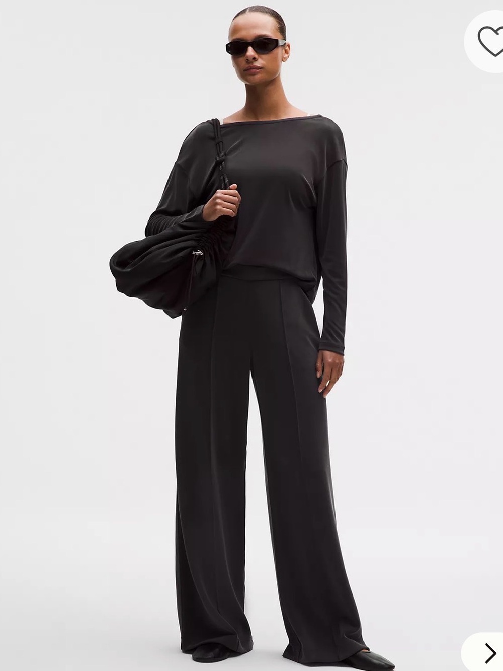 Lululemon Softstreme Pintuck Midrise Dress Trousers - Classic Straight Fit